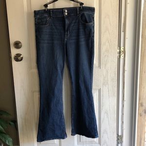 American Eagle Hi rise flare jean